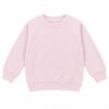 ODDMODE Blush Pink Classic Girls’ Raglan Sweatshirt