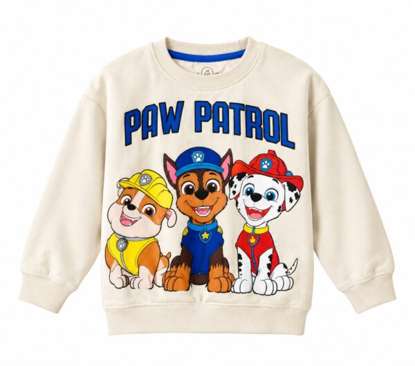 ODDMODE Paw Patrol Character Graphic Sweatshirt – Cream