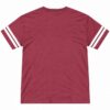 ODDMODE Varsity 80 Cotton Drop Shoulder T-Shirt – Burgundy