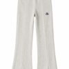 ODDMODE Ribbed Flared Split-Hem Pants