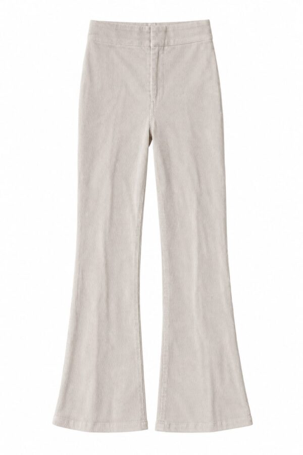 p2.2 ODDMODE Ribbed Flared Split-Hem Pants