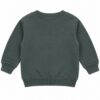 ODDMODE Floral Charm Girls’ Embroidered Sweatshirt – Muted Forest Green