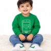 p2.3 ODDMODE Low Battery 1% Graphic Sweatshirt – Green