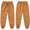 ODDMODE Happy Bear Colour-Block Sweatshirt & Jogger Set – Navy, White & Tan