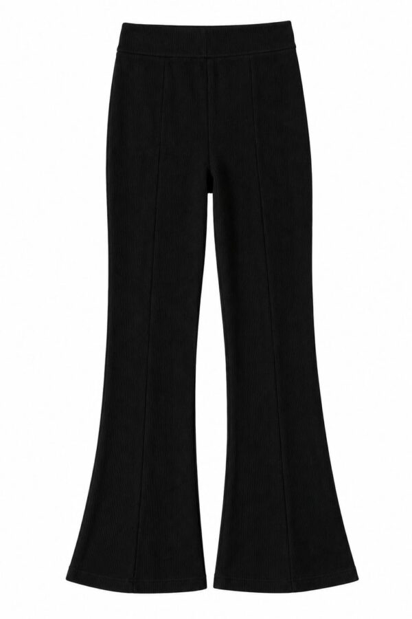 p3.2 ODDMODE Ribbed Flared Split-Hem Pants