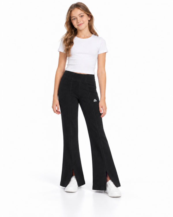 p3.3 ODDMODE Ribbed Flared Split-Hem Pants
