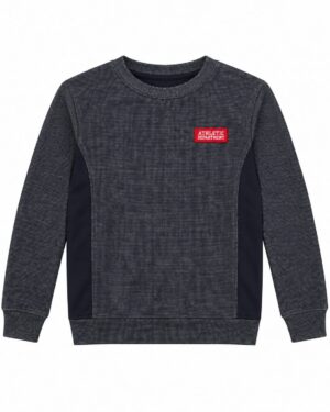 p4.1 ODDMODE New York Athletic Varsity Sweatshirt – Charcoal Grey