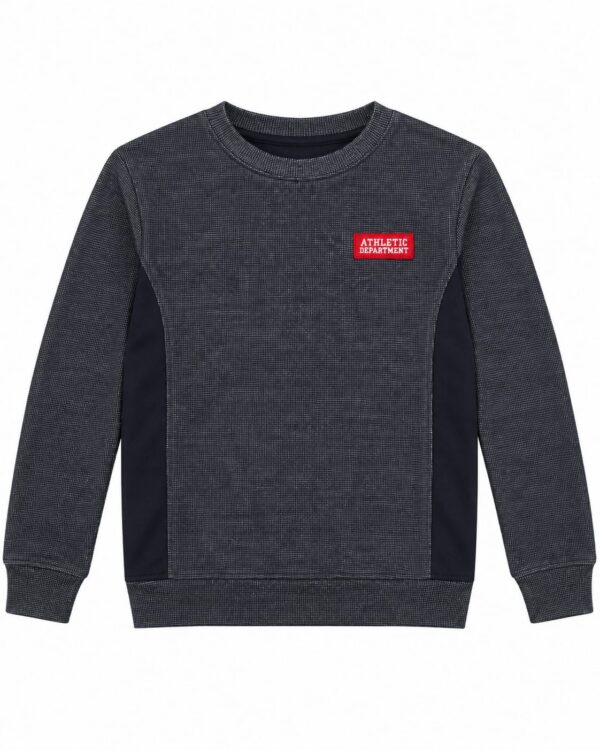 ODDMODE New York Athletic Varsity Sweatshirt – Charcoal Grey