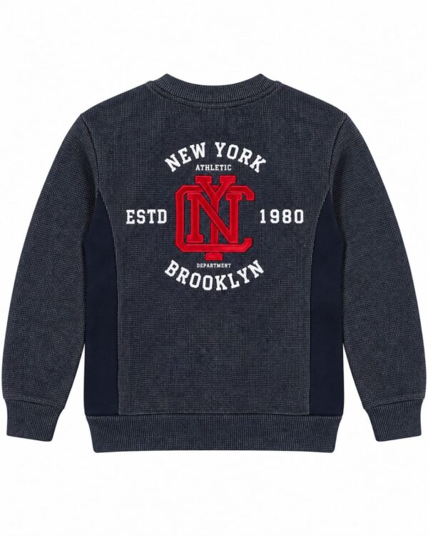ODDMODE New York Athletic Varsity Sweatshirt – Charcoal Grey