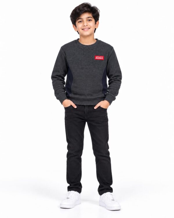 ODDMODE New York Athletic Varsity Sweatshirt – Charcoal Grey