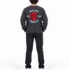 ODDMODE New York Athletic Varsity Sweatshirt – Charcoal Grey