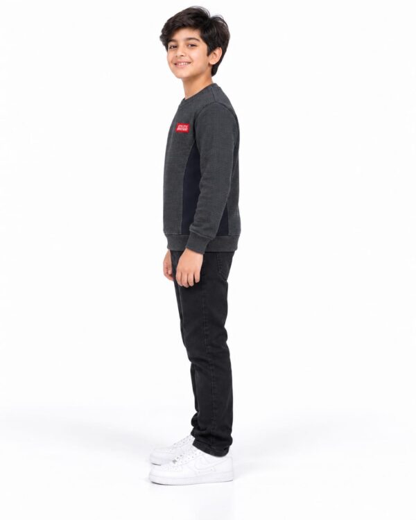ODDMODE New York Athletic Varsity Sweatshirt – Charcoal Grey
