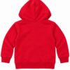 ODDMODE Detroit Cotton Fleece Zip-Up Hoodie – Red