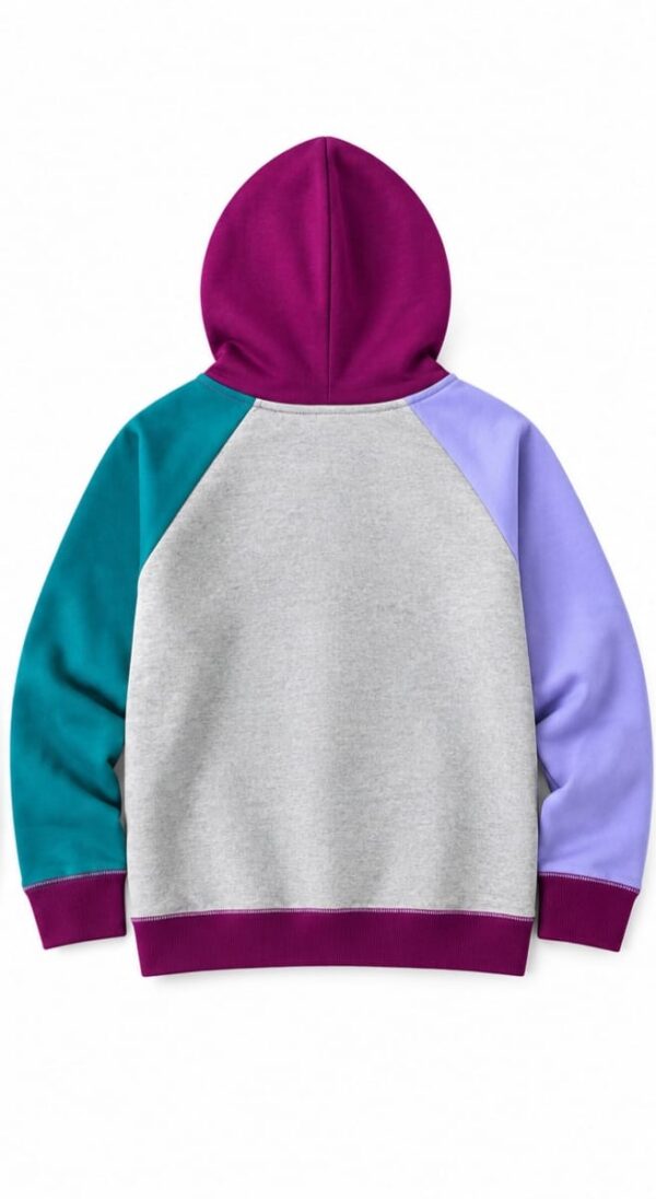 p6.2 ODDMODE Colour Pop Unisex Cotton Raglan Hoodie – Multicolour