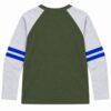 p8.2 ODDMODE Ride On Cotton Raglan Full-Sleeve T-Shirt – Olive Green & Grey