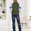 p8.5 ODDMODE Ride On Cotton Raglan Full-Sleeve T-Shirt – Olive Green & Grey