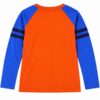 p9.2 ODDMODE Believe in Yourself Cotton Raglan Full-Sleeve T-Shirt – Orange & Blue